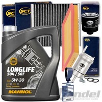Inspektionspaket+Mannol 5W30 ÖL 1.4 FüR Vw Polo 9N Skoda Fabia 6Y Seat Ibiza 3