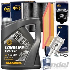  INSPEKTIONSPAKET+MANNOL 5W30 ÖL 1.4 für VW POLO 9N SKODA FABIA 6Y SEAT IBIZA 3