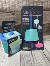 GoSili Reusable Silicone  Cup and straw tops