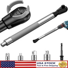 1/2" Offset Extension Wrench Impact Ratchet Extender for Electric Drill 3/8" 1/4