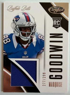 Marquise Goodwin 2013 Panini Certified Football Rookie RC Patch #24 Bills /299 - Bild 1 von 4