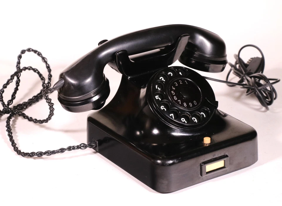 Altes Telefon "Modell 36" von S&H,  Vorläufer vom W38 u. W48. TOP. Funktioniert! - Bild 2 von 4