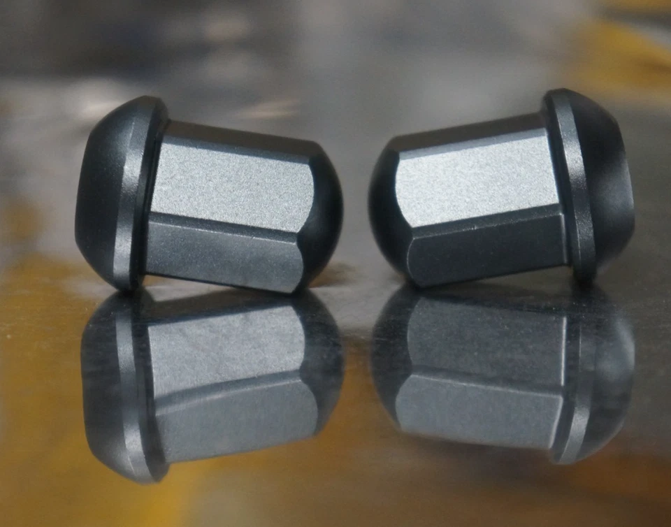 Juego de 20 tuercas de aluminio 14x1,5 R14 Porsche 911 930 928 944 964 993 gris Foto 3 de 4