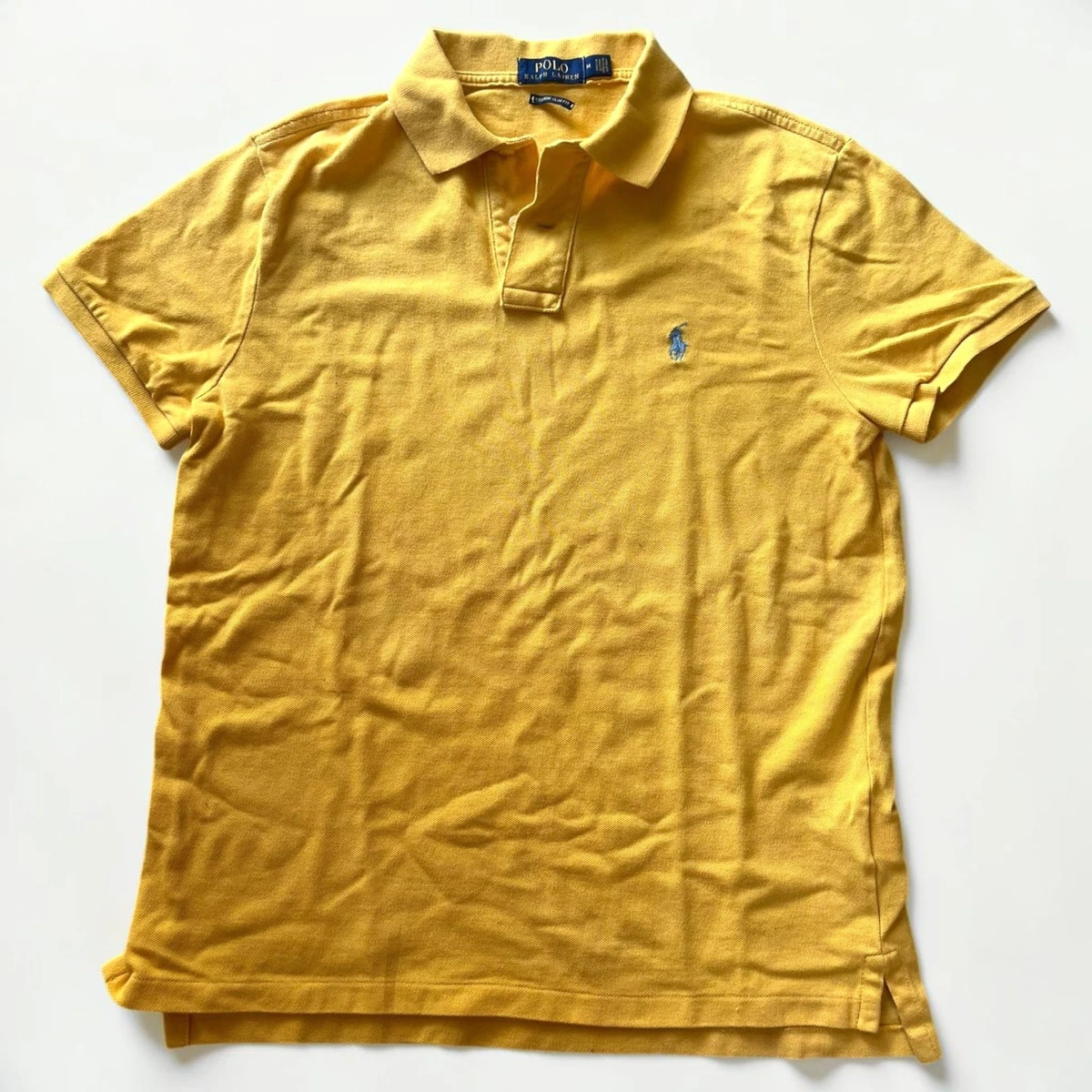 Polo Ralph Lauren желтый поло для мужчин - огромный выбор по