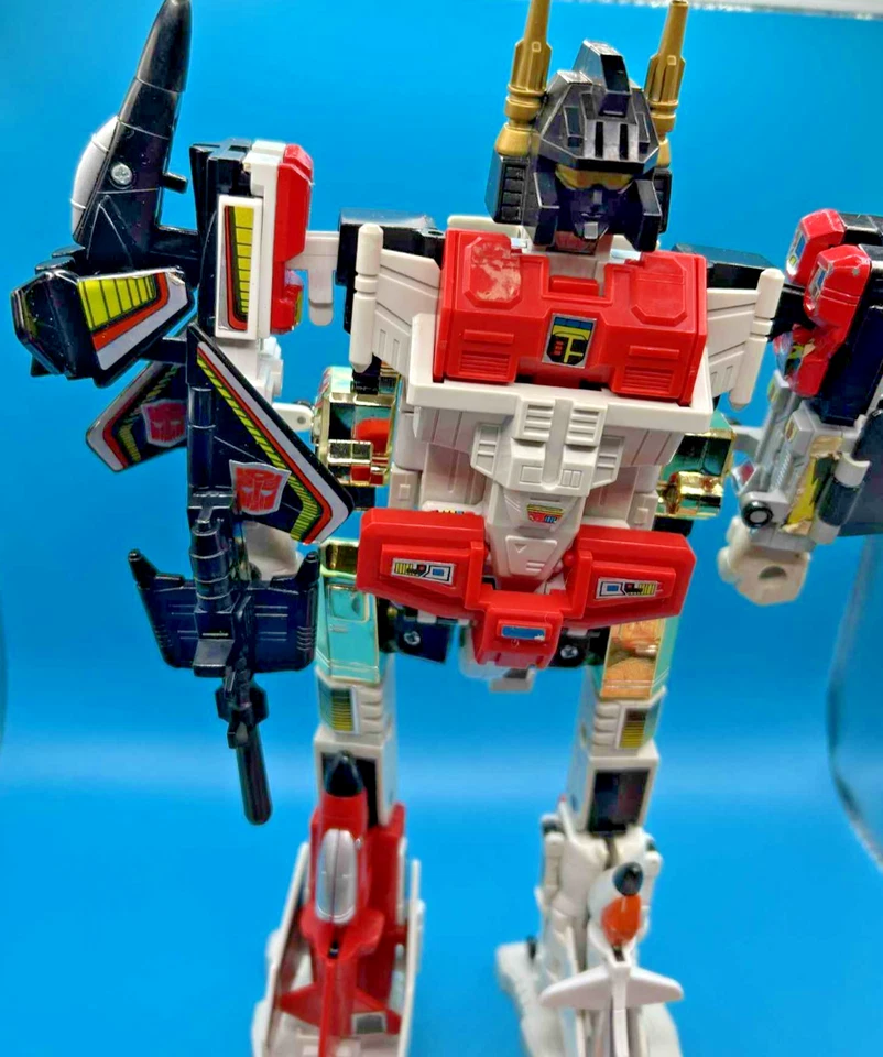 Transformers G1 Superion Near Complete Vintage Aerialbots Silverbolt Hasbro - Image 2 of 4