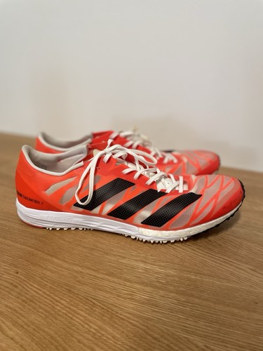 Adidas Adizero Takumi Sen 7 FZ2499 orange/schwarz US Größe 12 Herren Laufen Sneaker