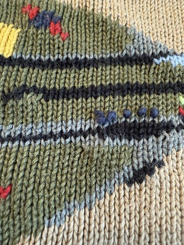 Flapdoodles Boys Size 5 Sweater Airplane Jet Brown - Picture 4 of 13