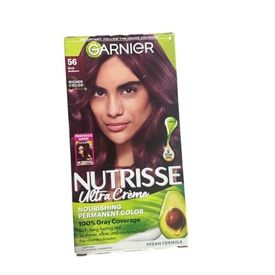 Garnier Nutrisse Ultra Creme 56 Rich Auburn Sangria Permanent Hair Color Dye