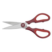 KüChenschere 21 Cm Wmf Touch Edelstahl Rot Haushaltsschere SäGeschliff