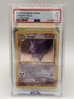 1999 Pokemon Fossil Gengar Holo 1st Edition PSA 5