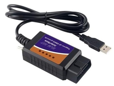 USB OBD2 ELM327 Scanner Reader for Windows, Laptop PC, ELMconfig FoCCCus 