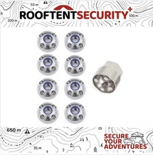 NEW - 2026 - 8x Tentbox Nylon Threaded M8 Anti Theft Security Nuts EXTRA SECURE