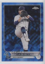 2022 Topps Chrome Sapphire Justus Sheffield #587 06sz