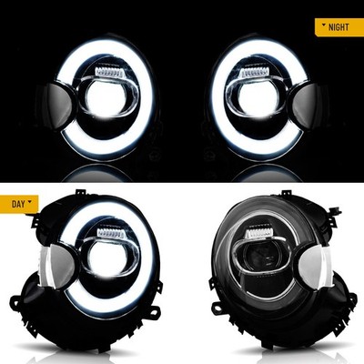 VLAND Pair LED Headlights For 2007-2013 Mini Cooper R56 R57 R58 R59 W/Sequential