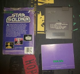 Star Soldier (Nintendo NES, 1988) Box Game Manual Ripped Seal Authentic