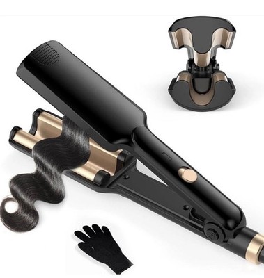 Hair Crimper Double Barrel Ionic Wavy Mini Lockenstab Lockenstab tiefe Wellen