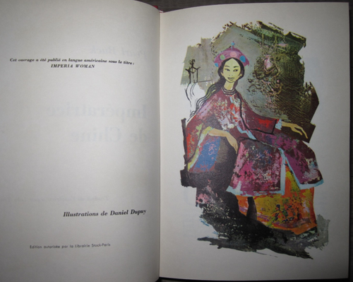 Vtg HC, Imperatrice de Chine / Imperial Woman by Pearl S. Buck, 1956 (FRENCH) - Picture 6 of 15