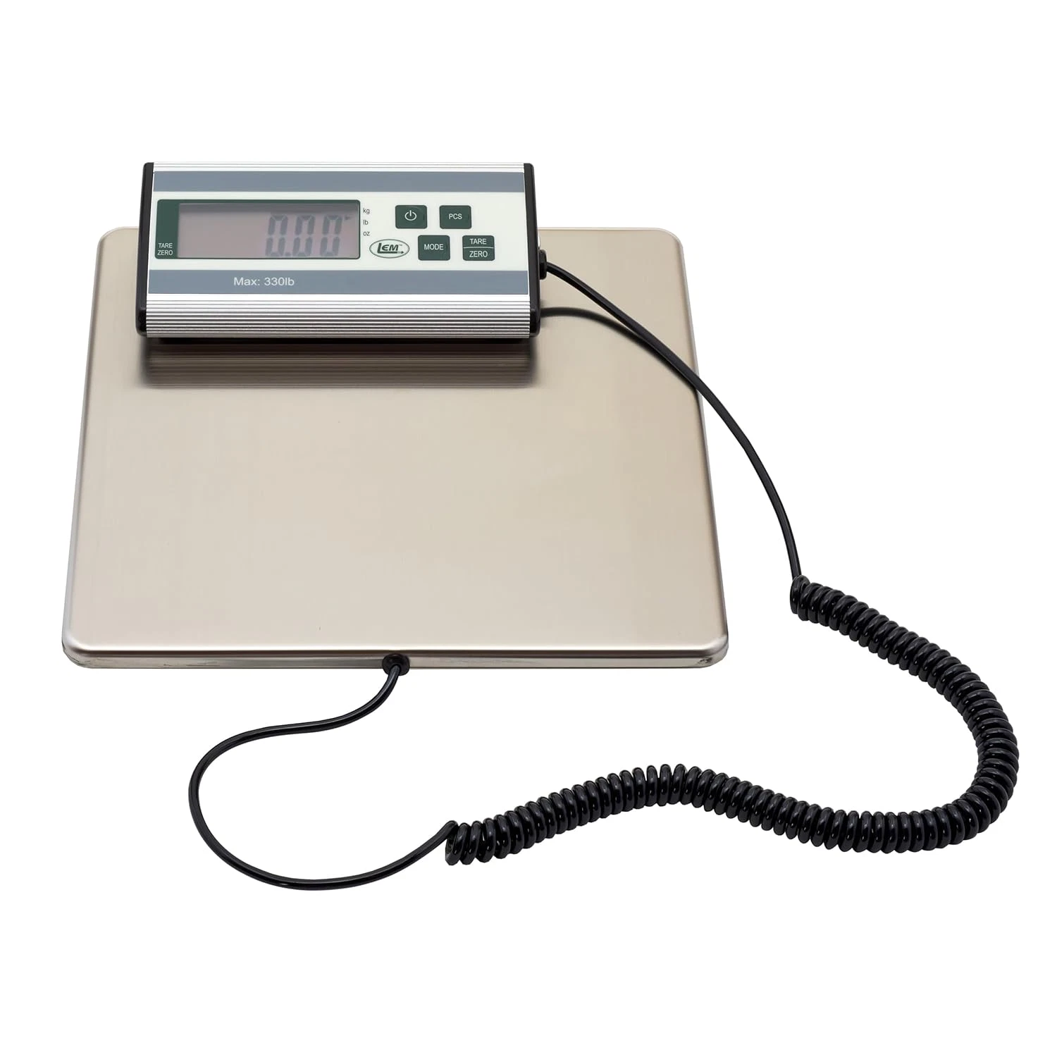 Products 330 Lb. Stainless Steel Digital Scale, Silver