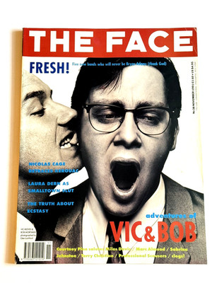 The Face Magazine #38 Nov 1991 Nicolas Cage, Vic&Bob, Ecstasy, Courtney Pine