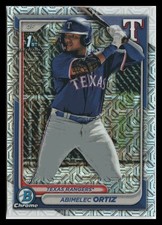 2024 Bowman #BCP-16 Abimelec Ortiz Chrome Prospects Mojo Refractors