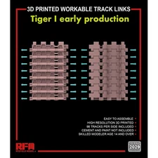 RYEFIELD RM2029 1/35 3D PRINTED WORKABLE TRACK LINKS Tiger I early production