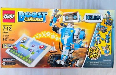 LEGO Boost 17101 847 Pc Creative Toolbox Sealed New NISB Battery Powered ROBOT