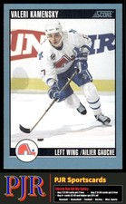 Valeri Kamensky 1992-93 Score Canadian #360 Quebec Nordiques
