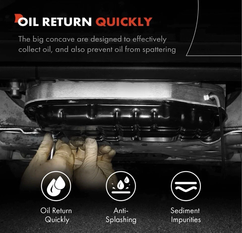 Pan de aceite del motor para Acura RSX 2002-2006 Honda Accord Civic CR-V elemento con enchufe Foto 3 de 4