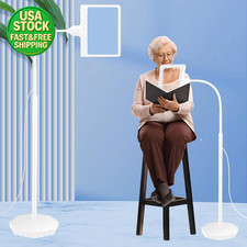 5X Magnifying Glass with Light Stand 36 LED Floor Lamp for Reading Sewing Crafts