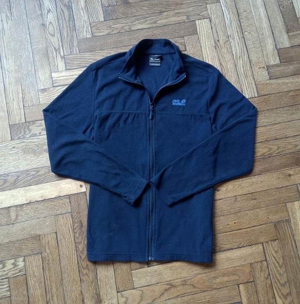 Men Jack Wolfskin Fleece Navy Polyester 42 / XL /