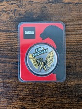 Silber Münze King Ghidorah Godzilla 2023 - Niue - 1 Oz 999 Silber In Blister