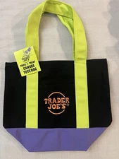 Trader Joe's Mini Halloween Canvas Tote Bag - Limited Edition - Free Shipping!
