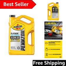 Platinum Full Synthetic 5W-20 Motor Oil - 5-Quart for Ultimate Engine Care 35.35 per gallon