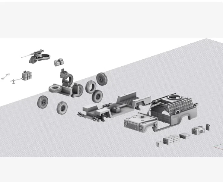 3D Printed 1/72 NATO armored special vehicles Unpainted - Image 3 of 4