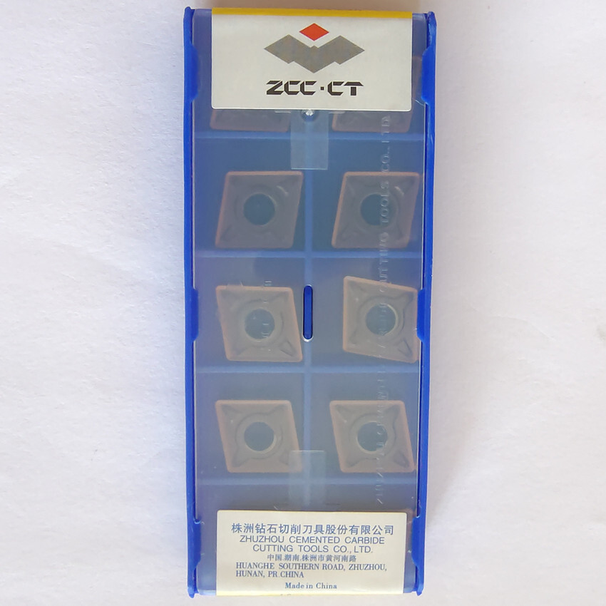 10Pcs ZCC.CT CNMG120408-EM YBG205 CNMG432 Carbide Inserts For