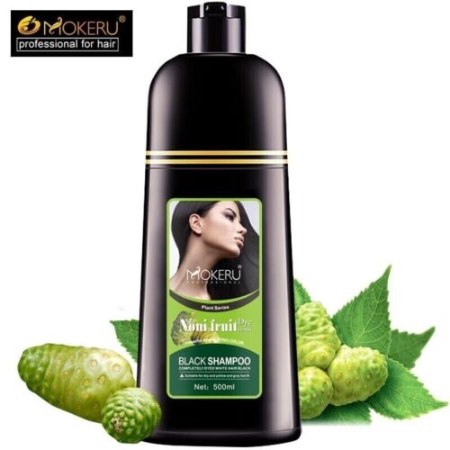 Hair Dye Fast Shampoo Natural Permanent Black Color Organic Instant Plant Herbal