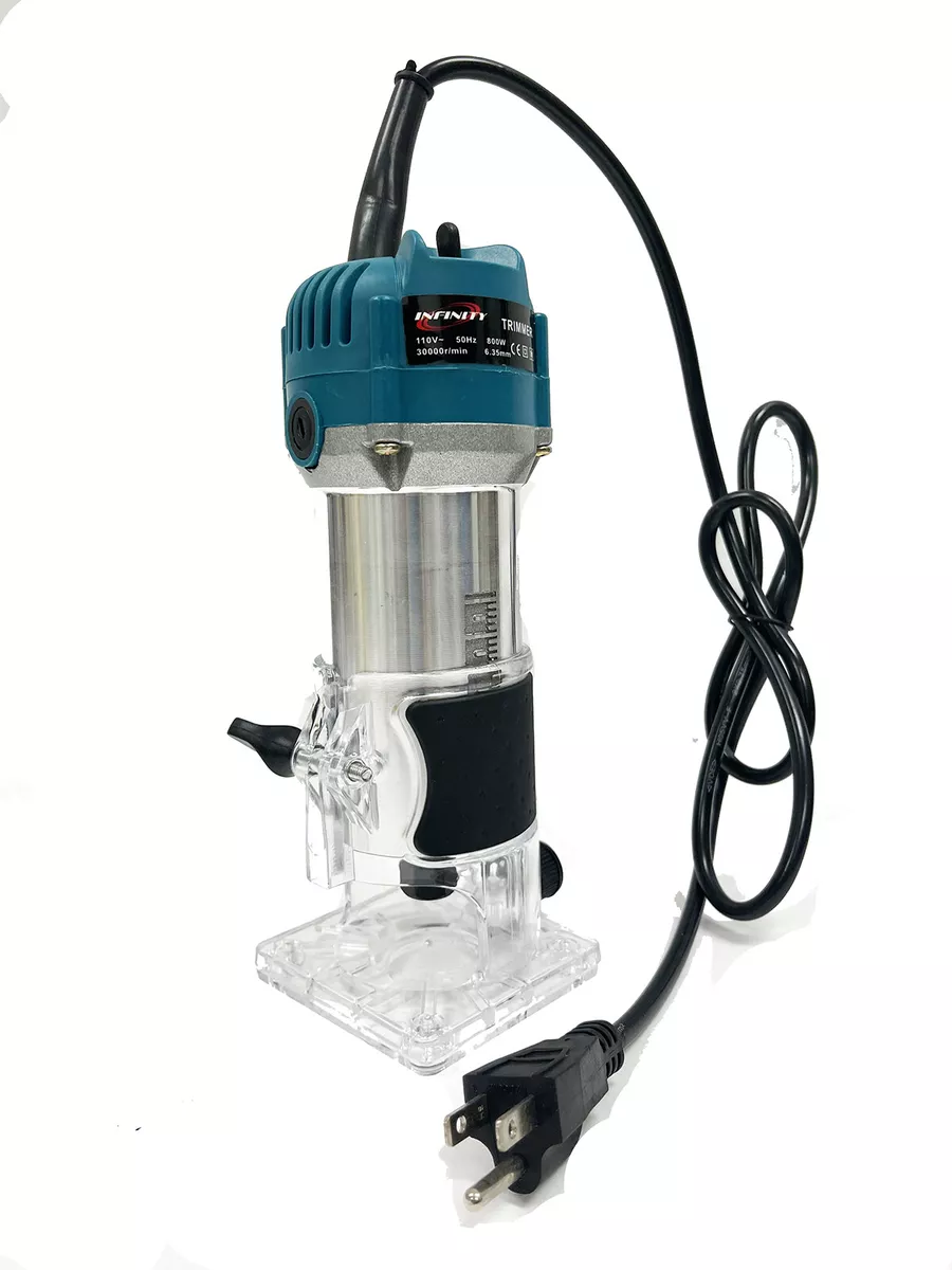 Electric hand trimmer wood clearance router