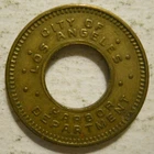 Los Angeles Municipal Ferry (California) transit token - CA450E