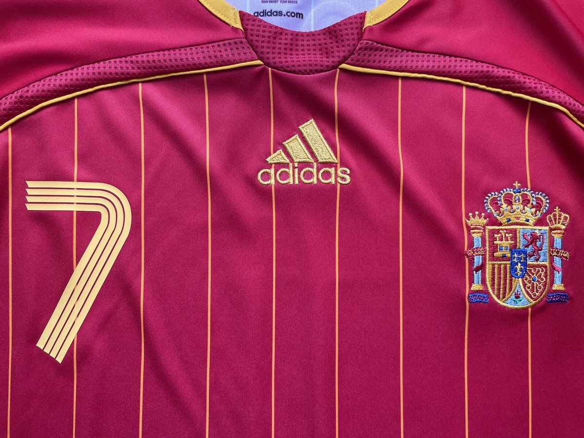 2006/07 Spain Home Jersey #7 Raul Gonzalez XL Adidas World 2006/07 Spain Home Jersey #7 Raul Gonzalez XL Adidas World
