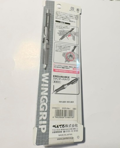 (Rare++++) Pentel Ergonomic Mechanical Pencil Ergonomix 0.5mm Blue vintage NOS - Picture 5 of 5