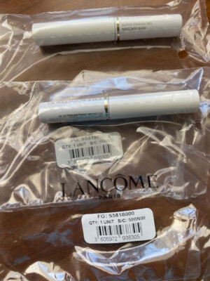 2x Lancome Cils Booster XL Super Enhancing Mascara Base ~ Travel Size 0.07 Fl Oz