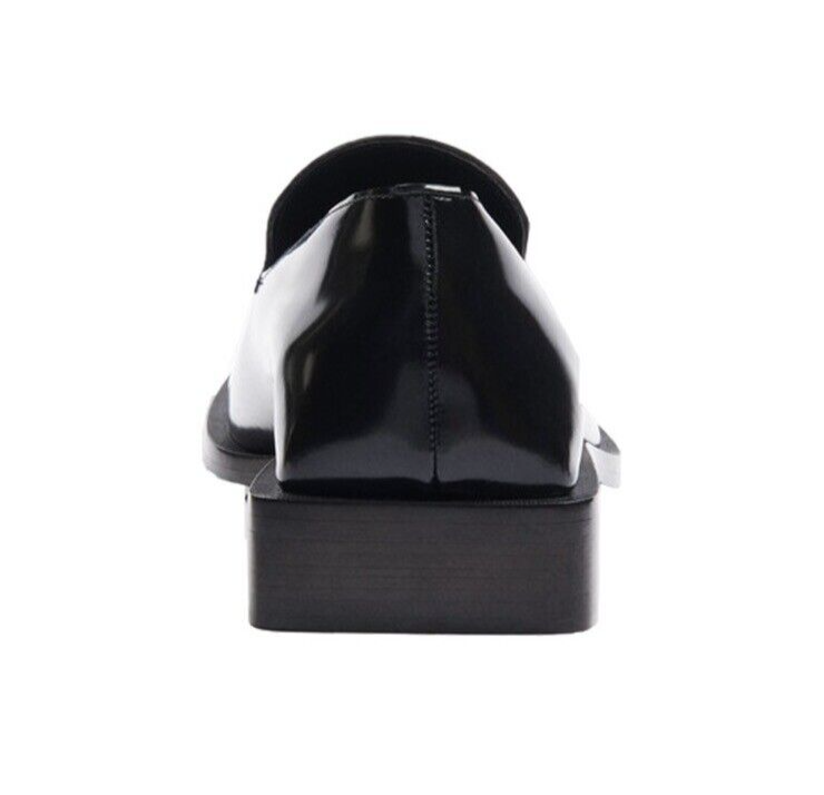 Balenciaga Derby Shoes Calfskin Leather Black Shoes Men's Balenciaga Derby Shoes Calfskin Leather Black Shoes Men's