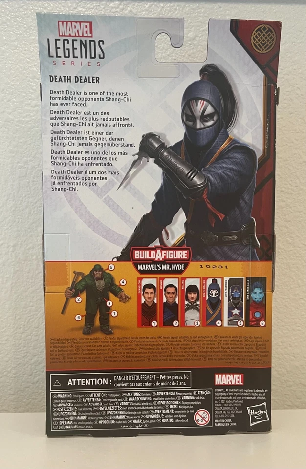 Marvel Legends Shang Chi Legend of Ten Rings DEATH DEALER  BAF Action Figure New - Image 2 of 2