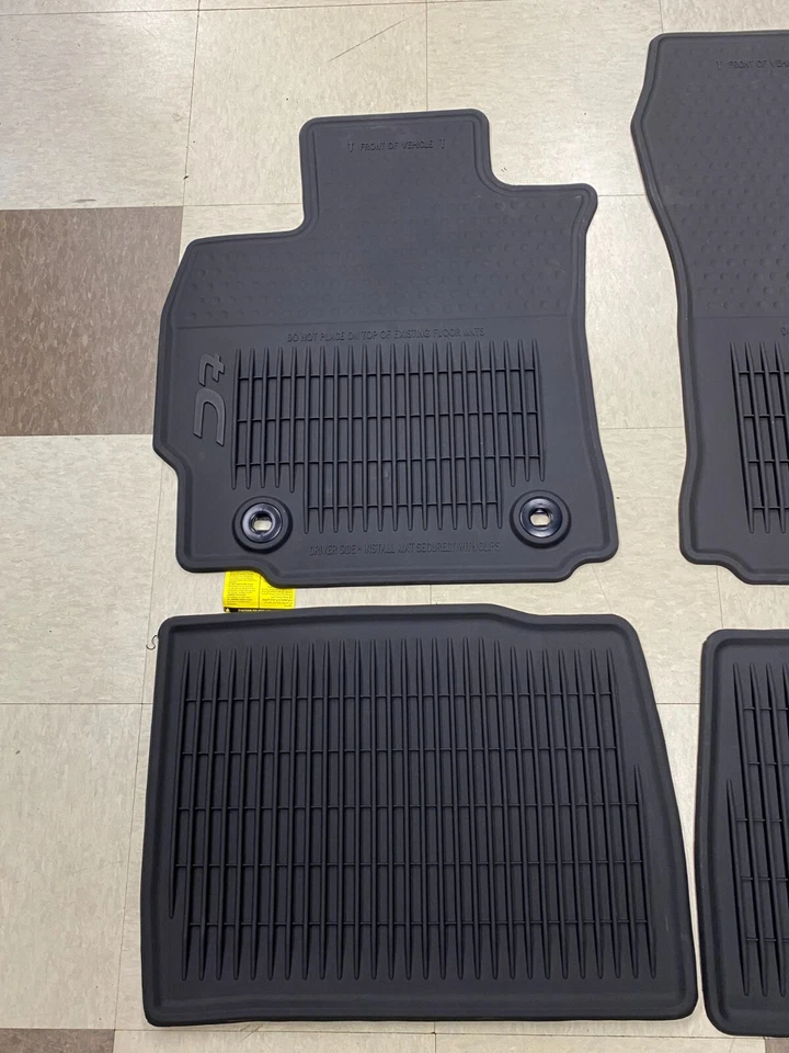 Alfombrillas de goma para todo tipo de clima Scion tC 2014-2016 originales OEM OE de fábrica Foto 2 de 4