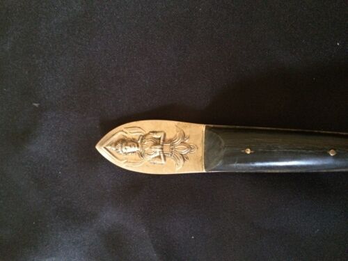 SBF SIAM gedrehter Teak Servierlöffel 9 1/2" - Bild 2 von 8