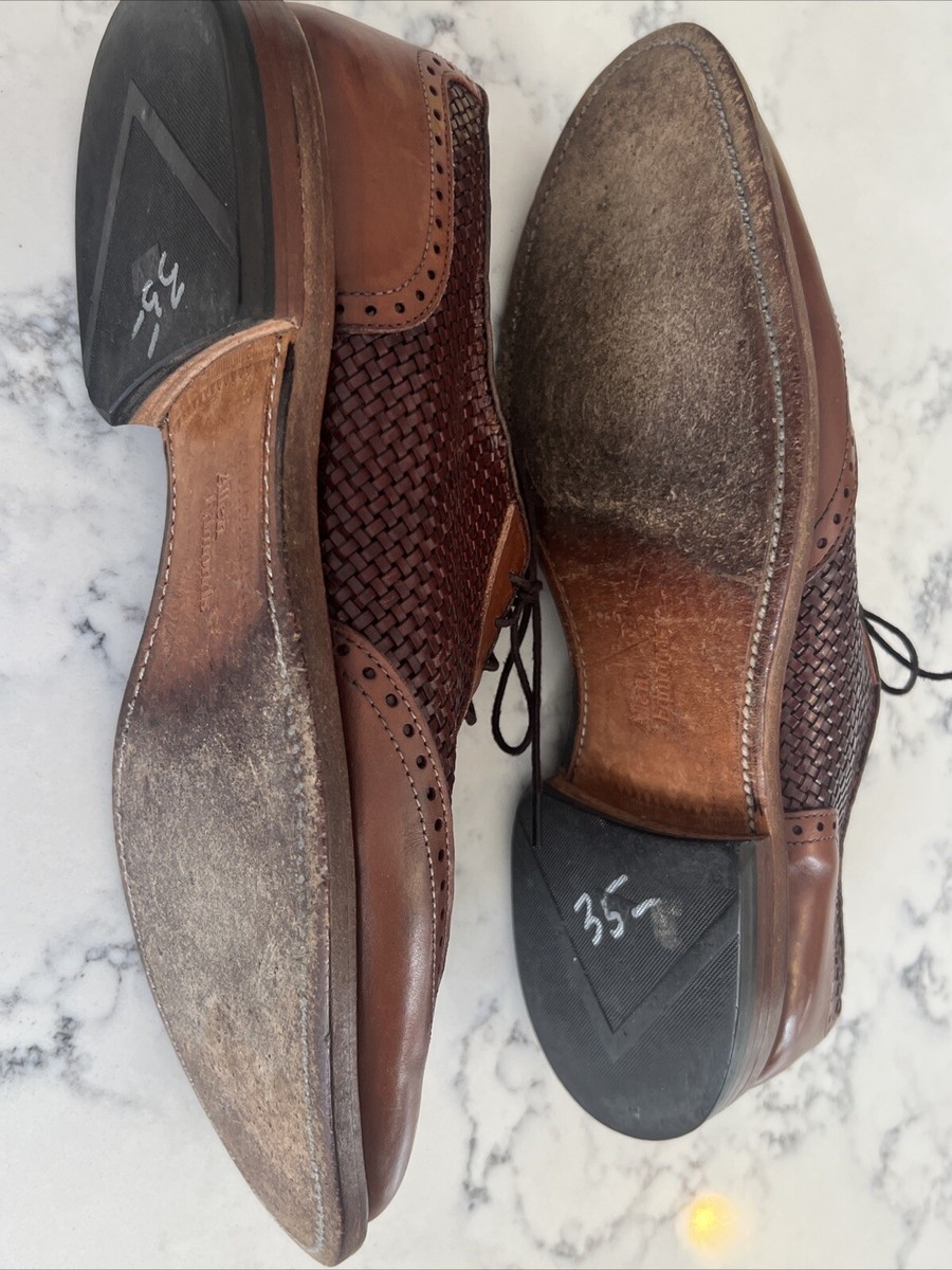 ALLEN EDMONDS Hampstead Oxford Leather Shoes, Size 9.5 D ALLEN EDMONDS Hampstead Oxford Leather Shoes, Size 9.5 D