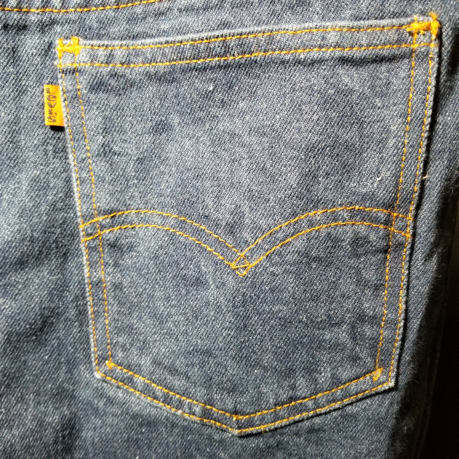 VTG 1970s Levi's 20517-0217 Orange Tab Men's 33x3… - image 3