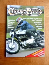 Classic Bike Magazine Aug 1986 John Surtees: Black Lightning, Velocete, Norton