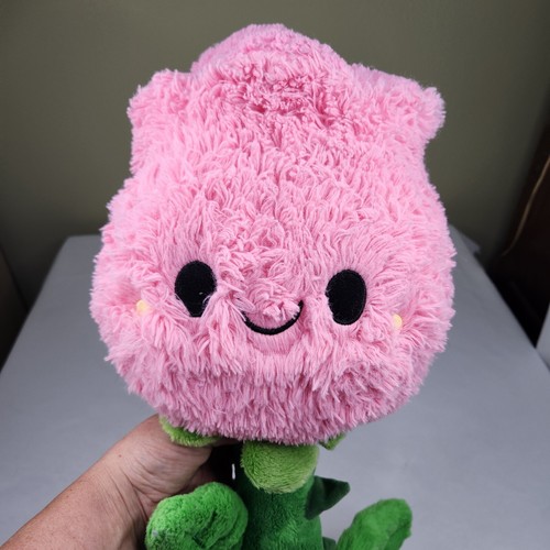 Squishable Grande Peluche Rosa Rosa 21" Alto Volto Sorridente Antropomorfo Kawaii - Foto 6 di 8