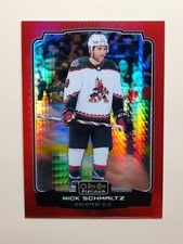 2022-23 O-PEE-CHEE PLATINUM HOCKEY NICK SCHMALTZ RED PRISM 035/199 #180 WJ